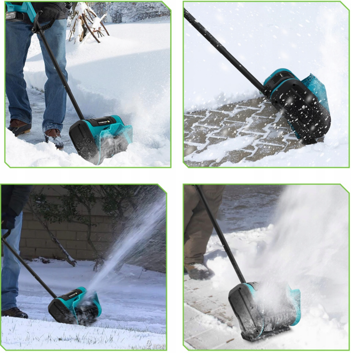 Sladdlös Elektrisk Snöskovel-VaruZ-Hemnix