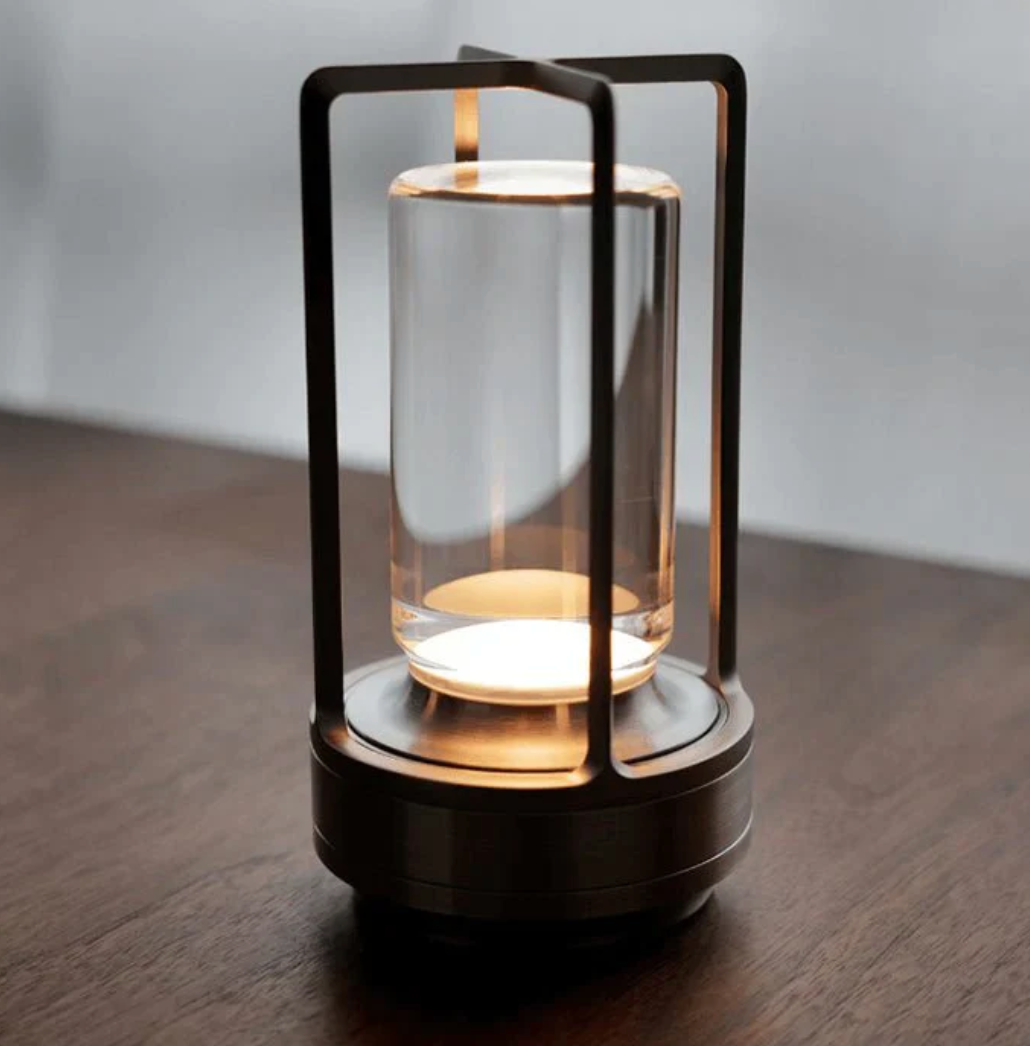 Lumière d'Orée – Trådlös designlampa i kristall och metall-VaruZ-Hemnix