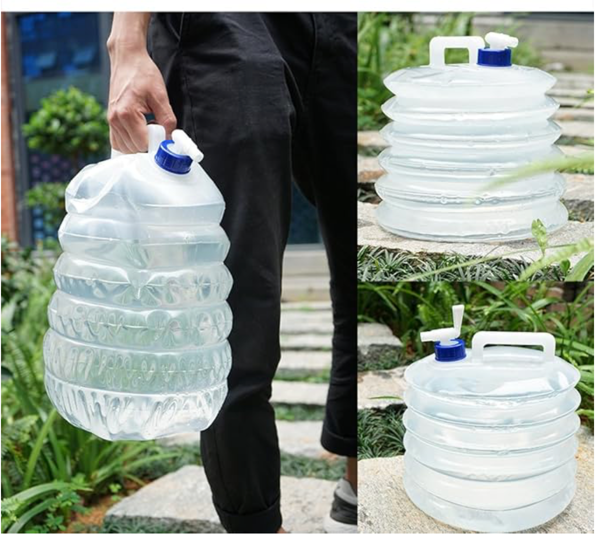 Hopfällbar Vattenbehållare 5–15L-VaruZ-Hemnix