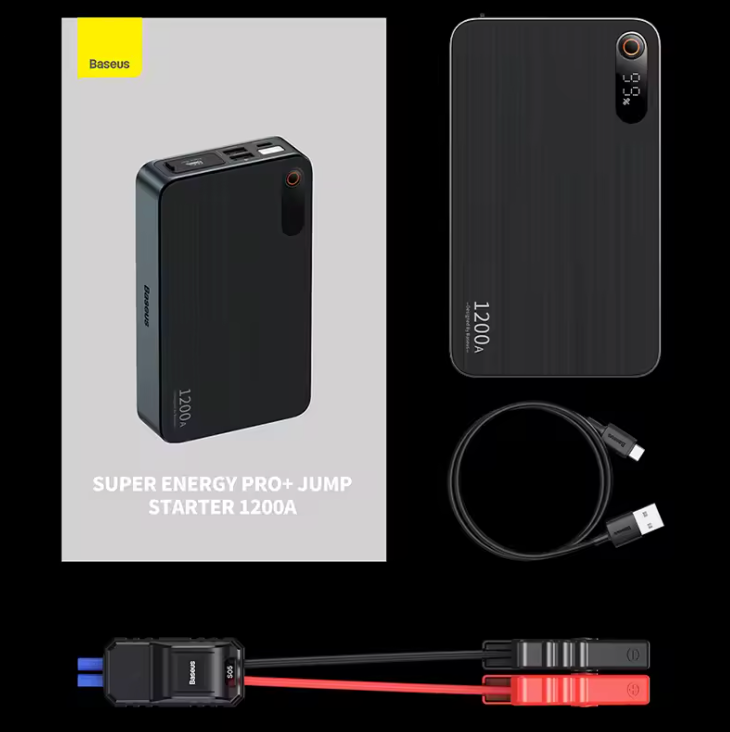 Baseus 1200A Startbooster - Starta bilen själv-VaruZ-Hemnix