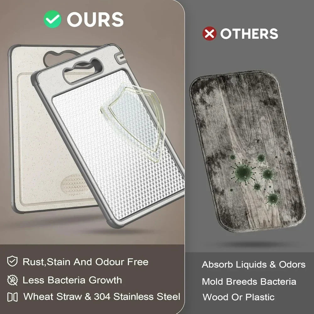 Royaleva Repellerande Rostfritt Stål Skärbräda Carvallo