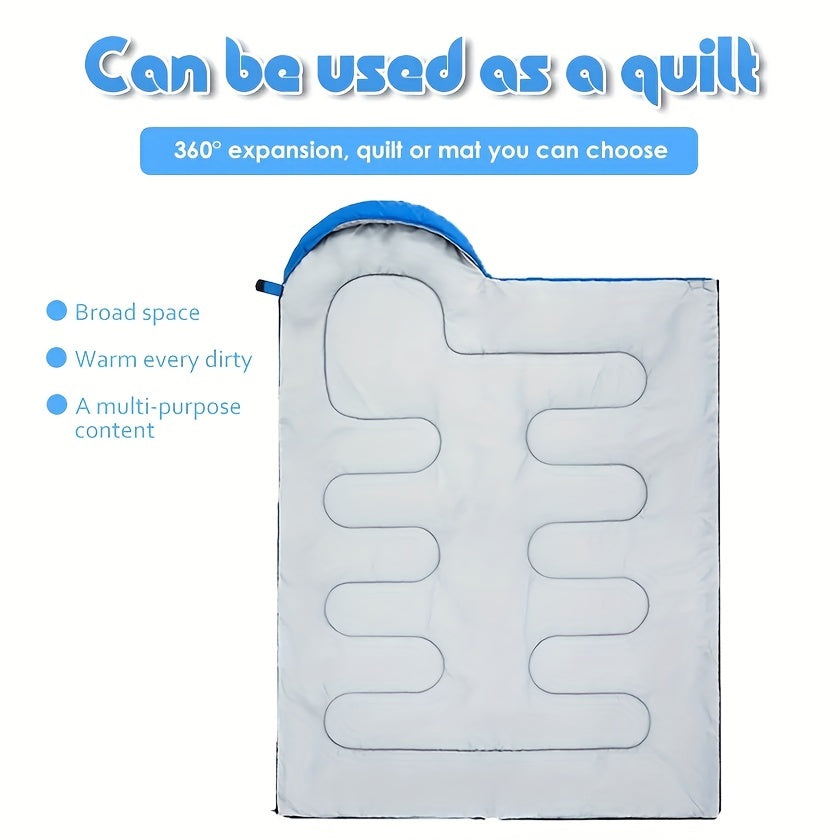 Carvallo Nordhavn Trek | Med huva & Varm foder | För -5°C till 20°C | 210 × 75 cm | Lätt & Kompakt Carvallo