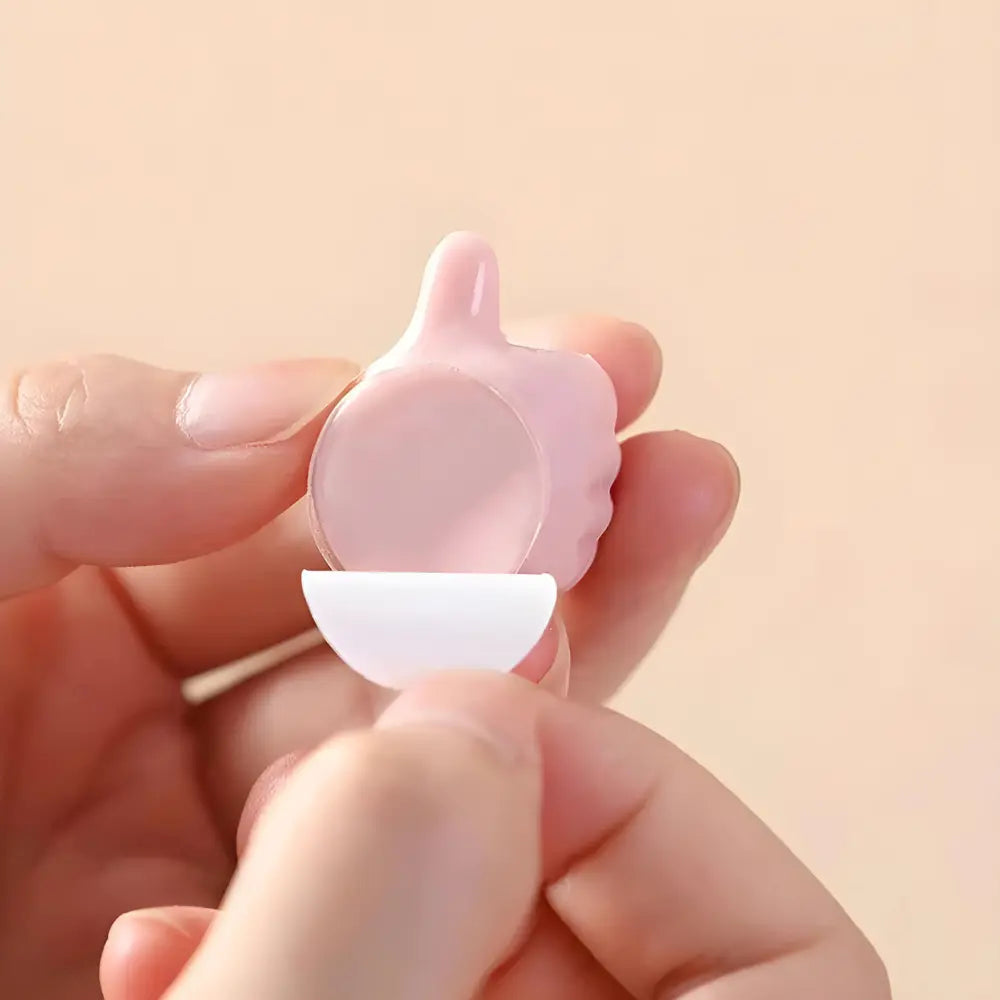 1 set väggkrokar - självhäftande hängare för nycklar, kablar och vardagsföremål MILA Sverige