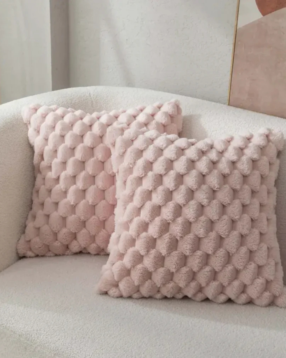 Carvallo – Lyxig Plysch Dekorativ Kudde med Lush Textur för Elegant Komfort Carvallo