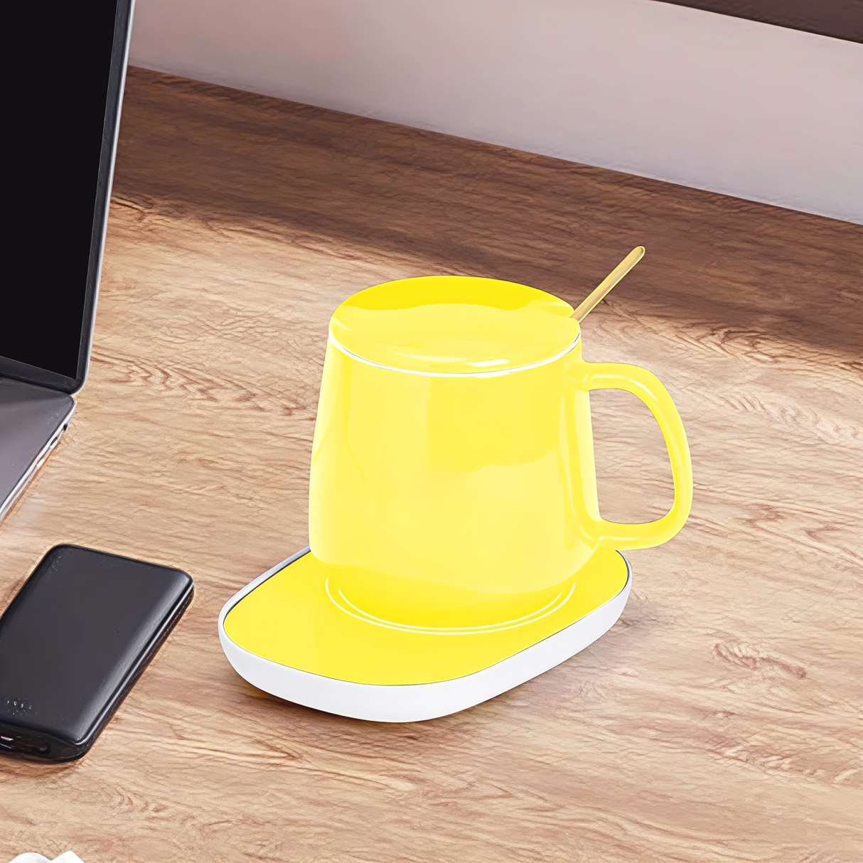 Muggvärmare Keramisk Smart Elektrisk Presentset Carvallo