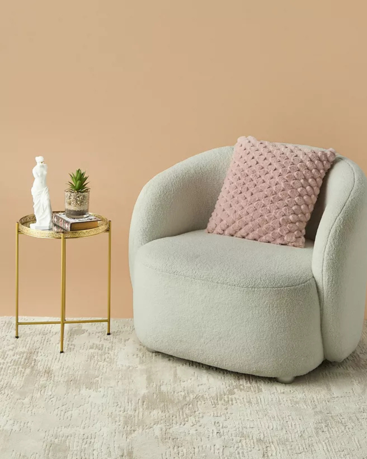 Carvallo – Lyxig Plysch Dekorativ Kudde med Lush Textur för Elegant Komfort Carvallo