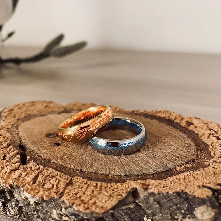 Smycke Ring med Glöd-i-Mörker Design Carvallo