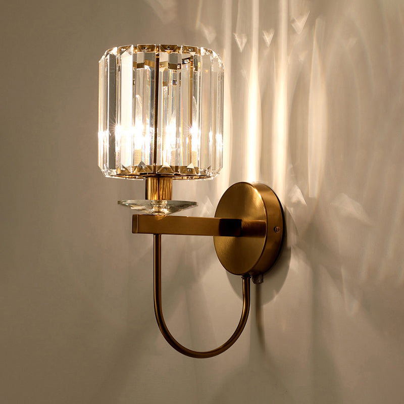 Vägglampa Guld Kristall Modern Sconces Carvallo