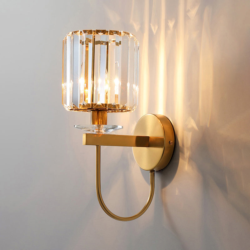 Vägglampa Guld Kristall Modern Sconces Carvallo