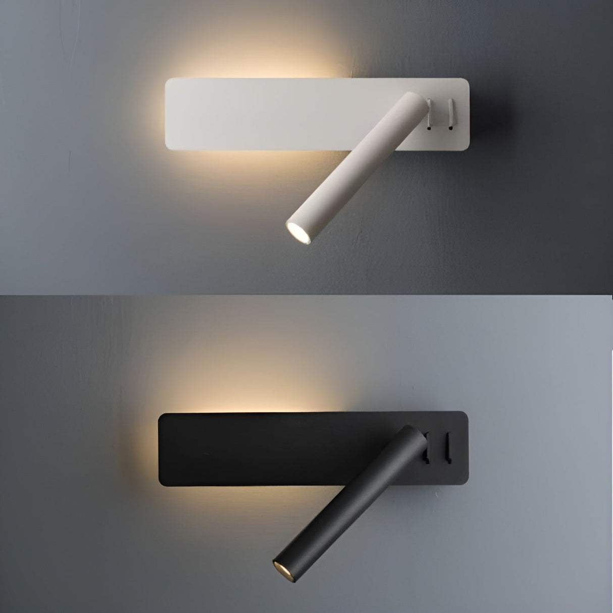 NordicBright Light - Nordic LED Vägglampa med Switch Carvallo