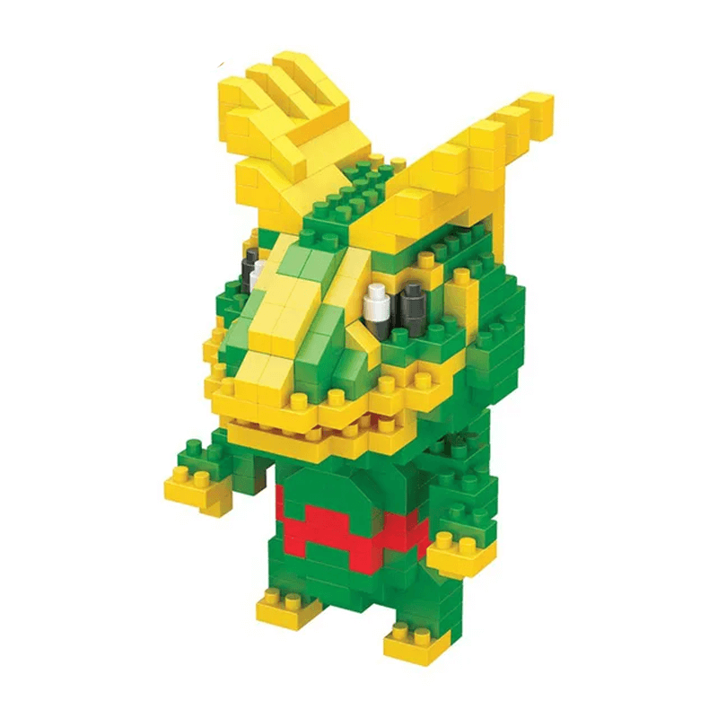 Poke Karaktärs Nanoblocks Anime Byggklossar-Byggsats-BB-Kecleon-Hemnix