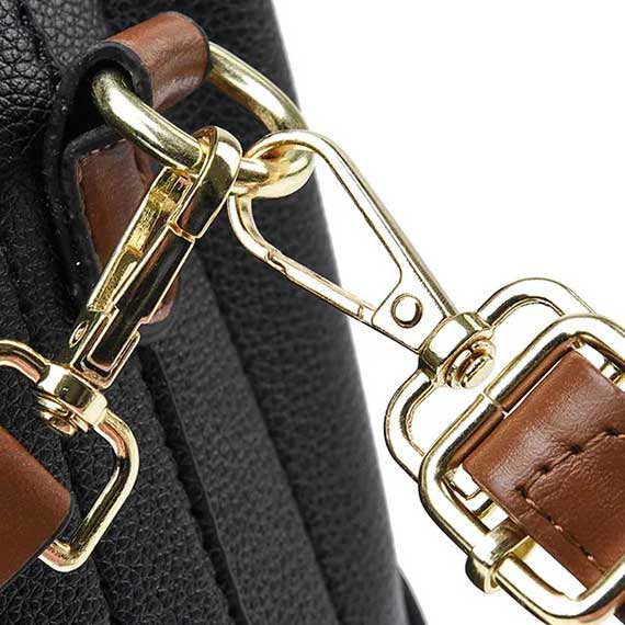 Modeva - Designerinspirerad Vintage Läderhandväska med Hink och Axelrem-Handväska-BB-Hemnix