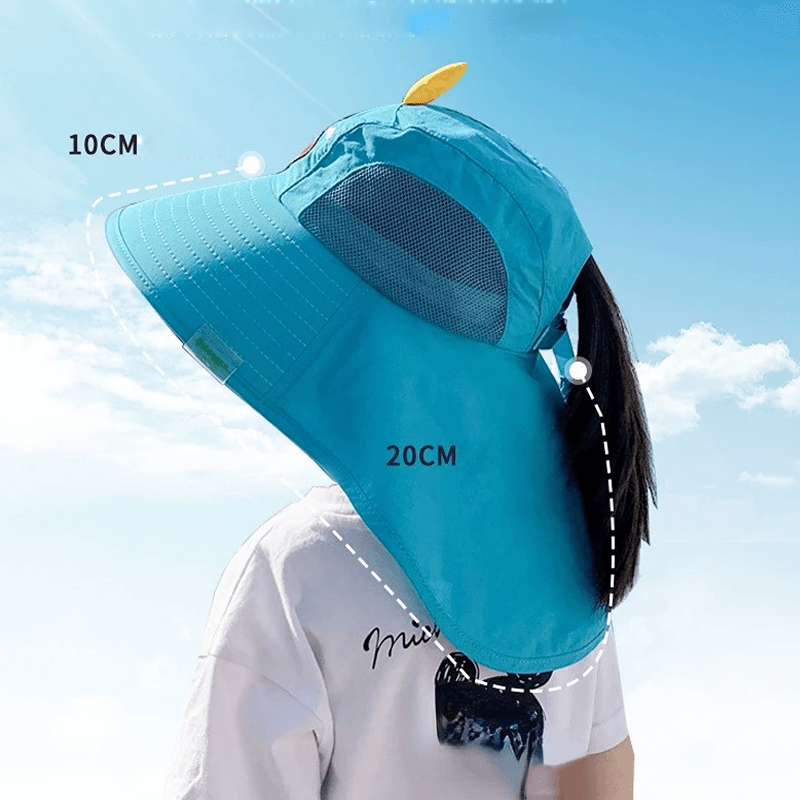 Luftig & Rolig Sommarhatt Solhatt för Barn-Barn-BB-Hemnix