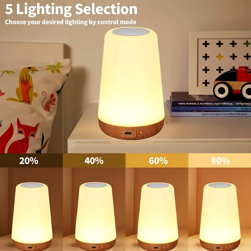 GlowLite - Bärbar Nattlampa med Touchkontroll och 13 RGB Färger Carvallo