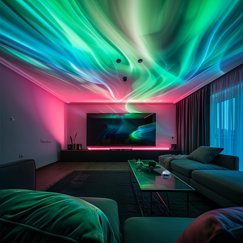 Magisk Ljushower Projektor - Fängslande Färgglad Stjärnhimmel Effekt Carvallo