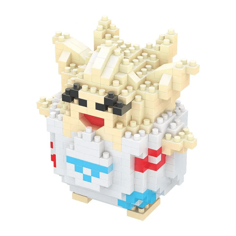 Poke Karaktärs Nanoblocks Anime Byggklossar-Byggsats-BB-Togepi-Hemnix