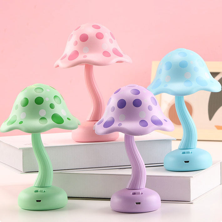 Mushroom Magic | Modern Creative USB-uppladdningsbar LED-bordslampa för barn MILA Sverige