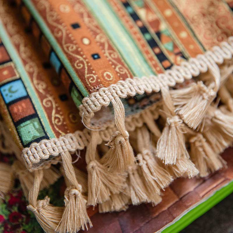 Färggranna Pärlfrans Gardin Ljusfilter Draperier Carvallo