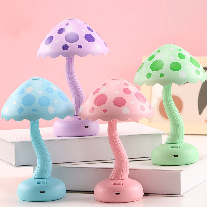 Mushroom Magic | Modern Creative USB-uppladdningsbar LED-bordslampa för barn MILA Sverige