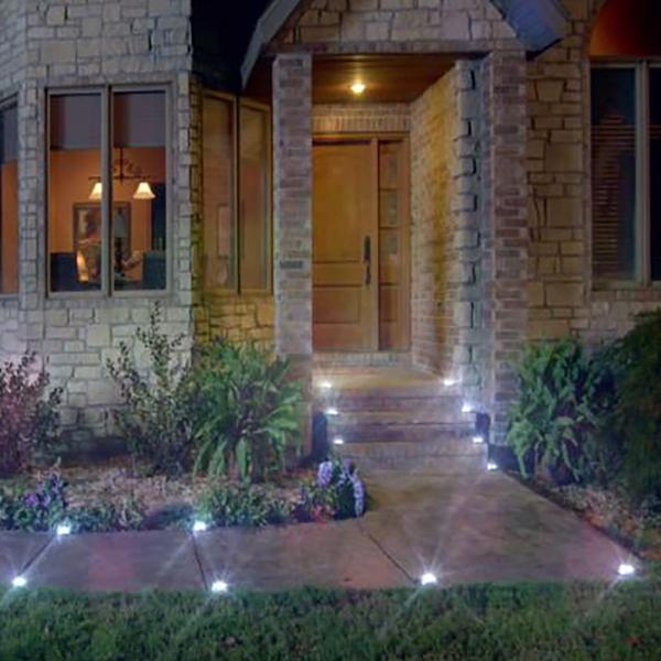 GlowDiscs – Utomhus solcellslampor, set om 8 Carvallo