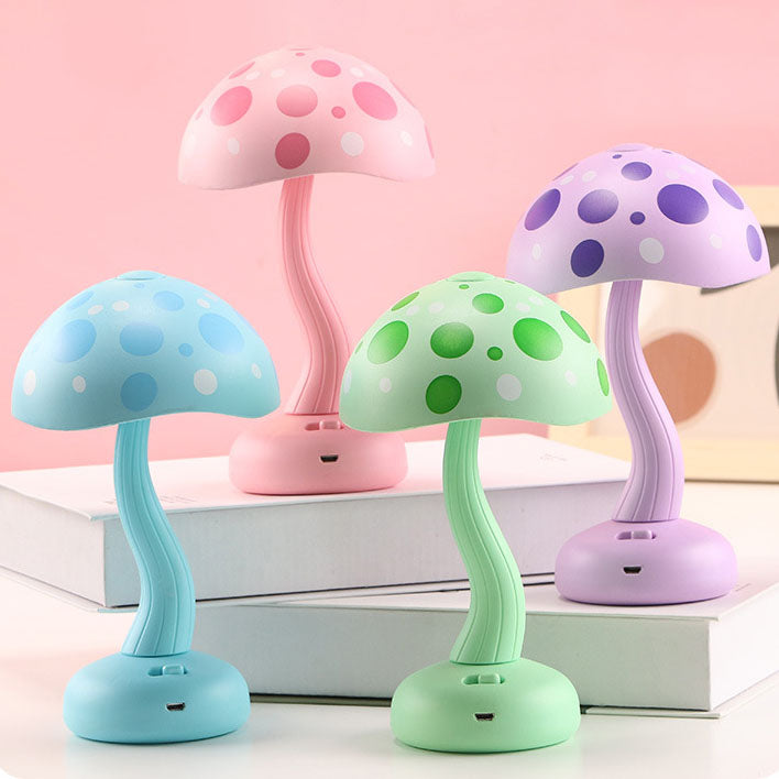 Mushroom Magic | Modern Creative USB-uppladdningsbar LED-bordslampa för barn MILA Sverige