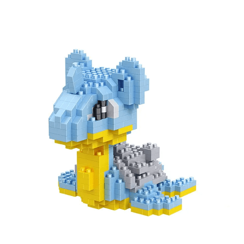 Poke Karaktärs Nanoblocks Anime Byggklossar-Byggsats-BB-Lapras-Hemnix