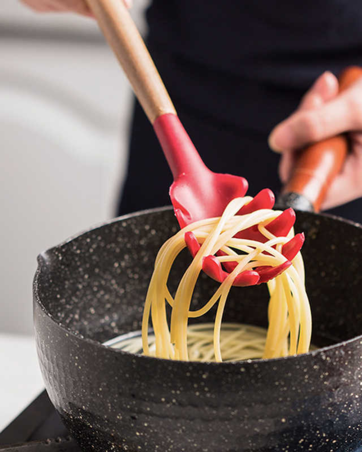 Carvallo – Miljövänligt Silikon Kökset med Bambu Handtag (12-delar) Carvallo