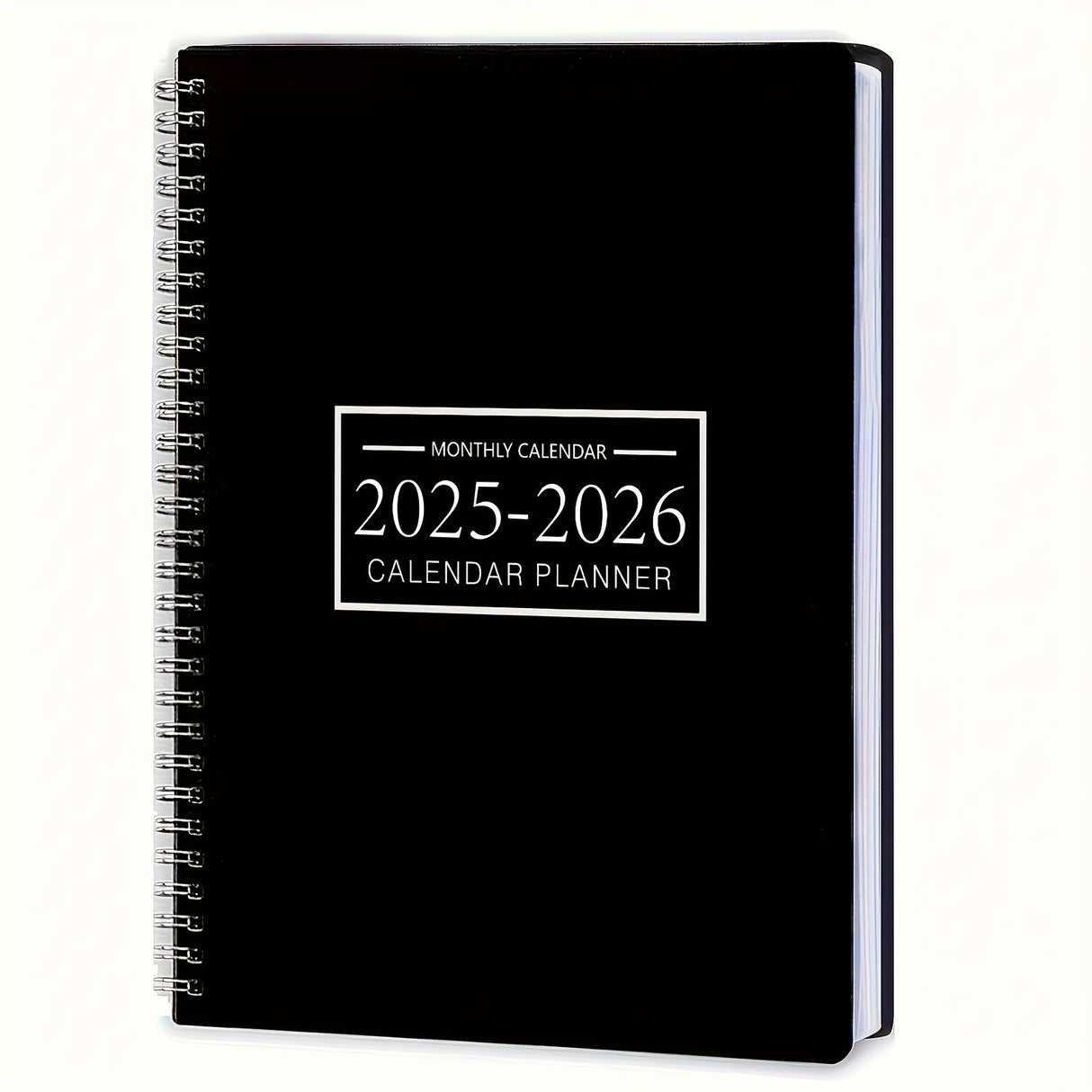 Månatlig Pappersplanerare med Spiralbindning Carvallo