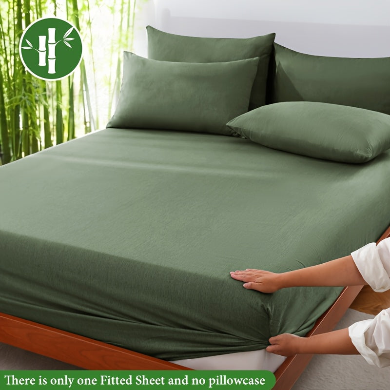 Sommar Cool Bamboo Fiber Fitted Sheet – Lyxig Andas Komfort Carvallo