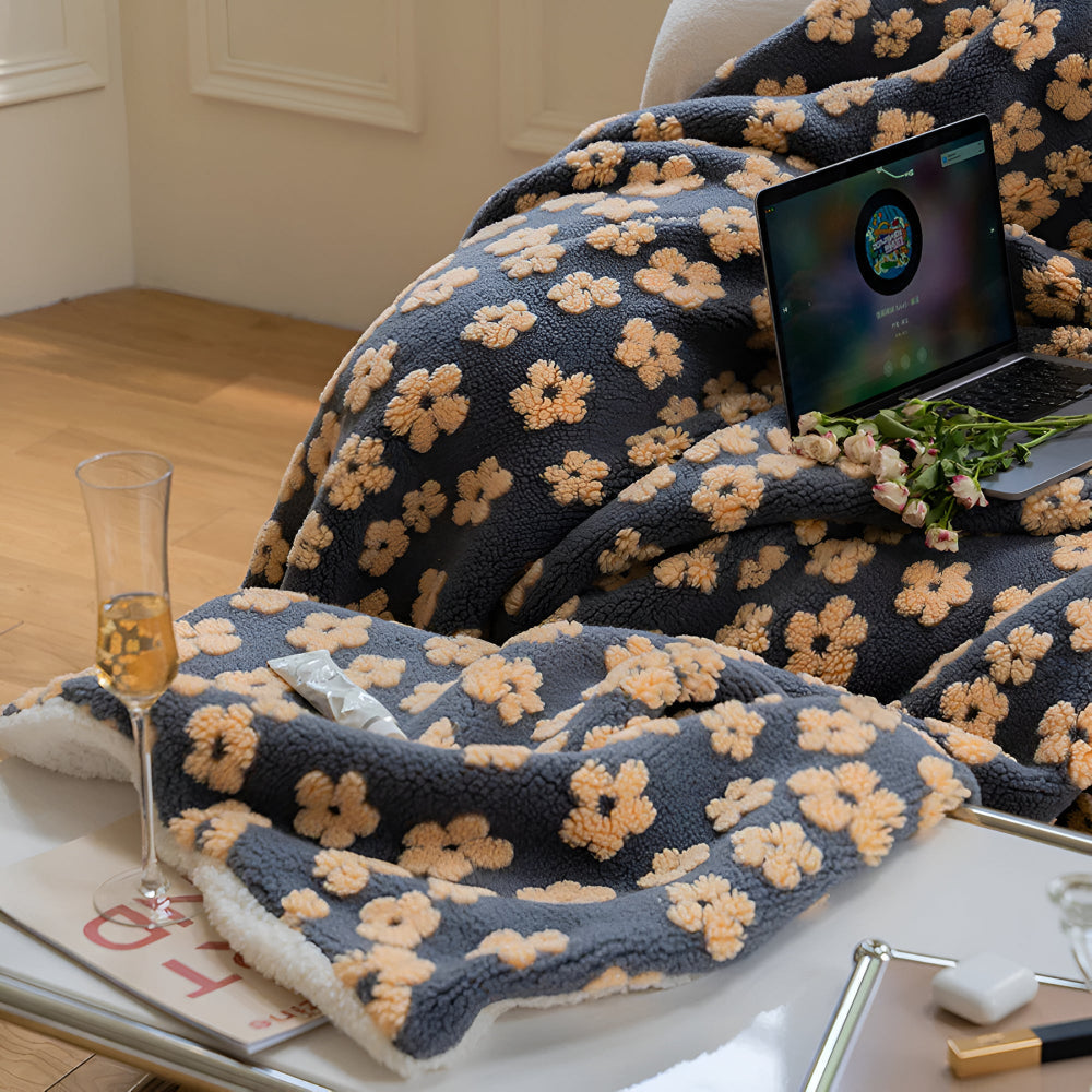 Naturens Vildblomma Lycka Filt Carvallo