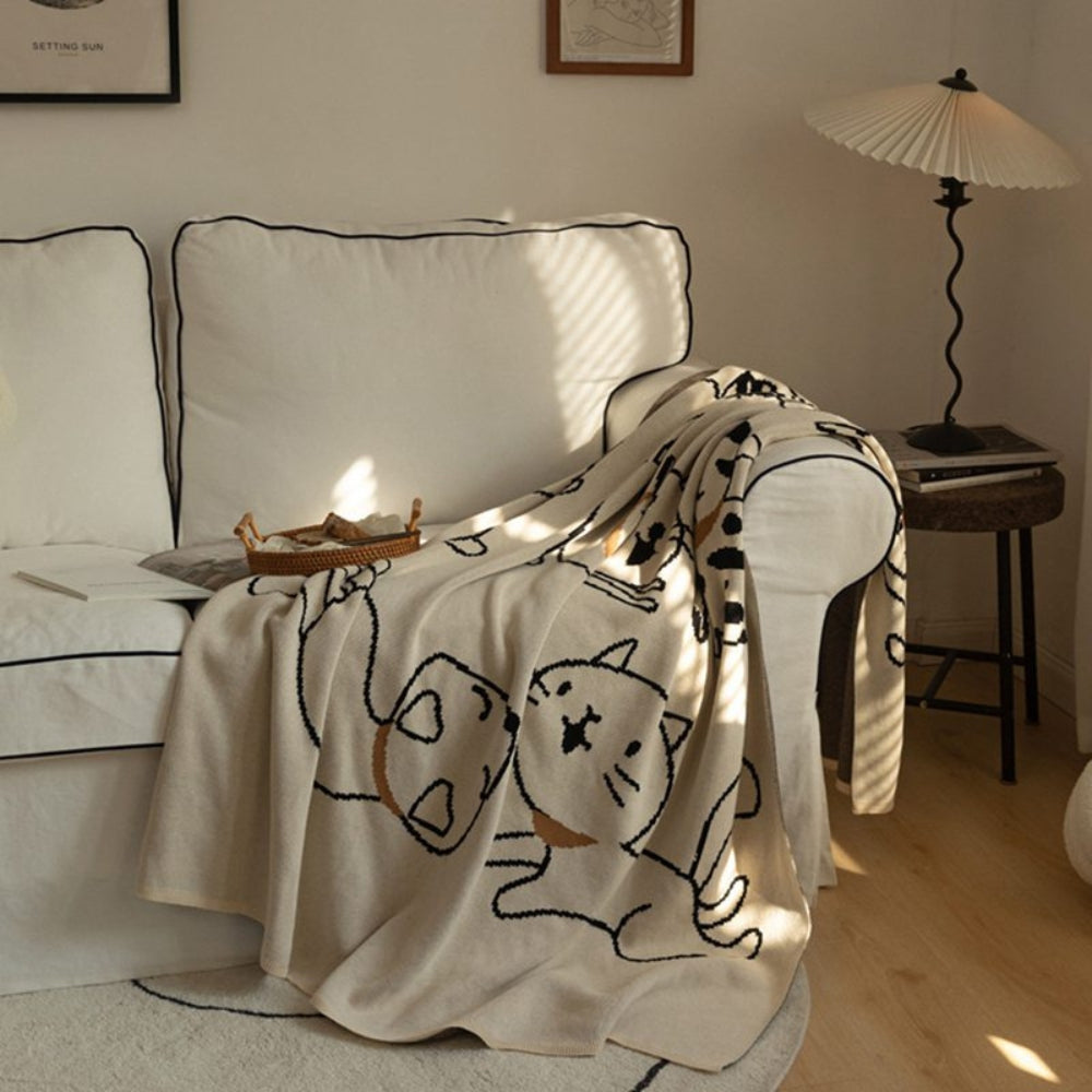 Purrsoft Bomull Napptäcke Carvallo