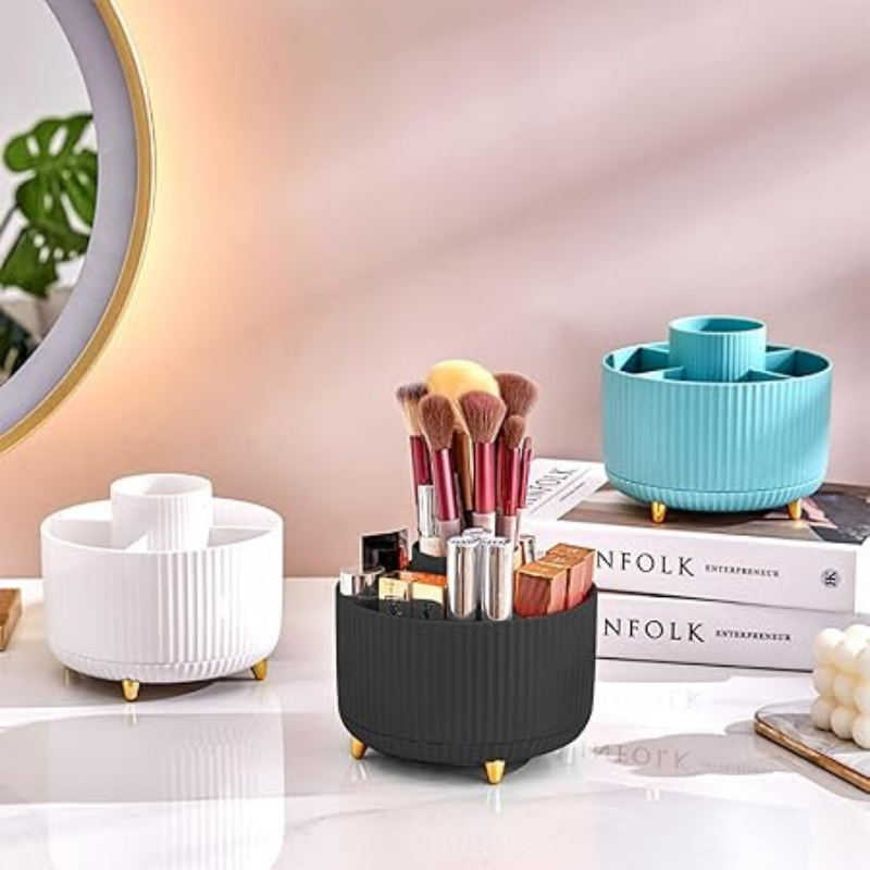 Makeup Organiser | 360° Rotating Förvaringsställ för Sminkbord Carvallo