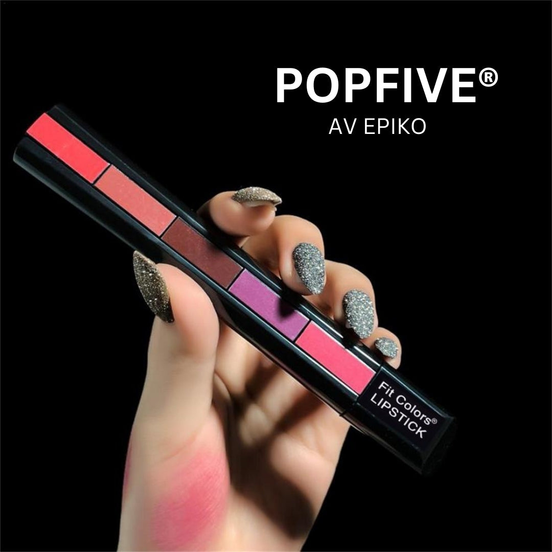 PopFive® 5 i 1 Matt Läppstift-Hemnix-Mode-Hemnix