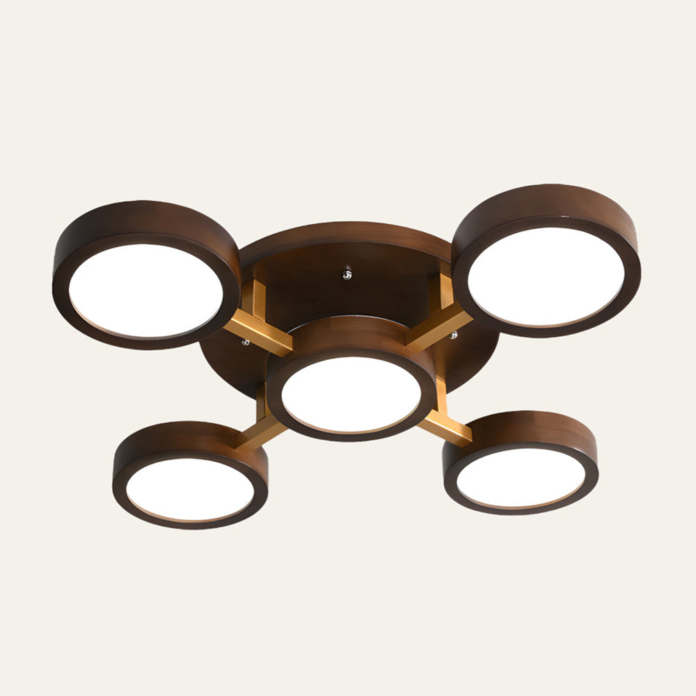 LED Taklampa med Modern Design i Trä Carvallo