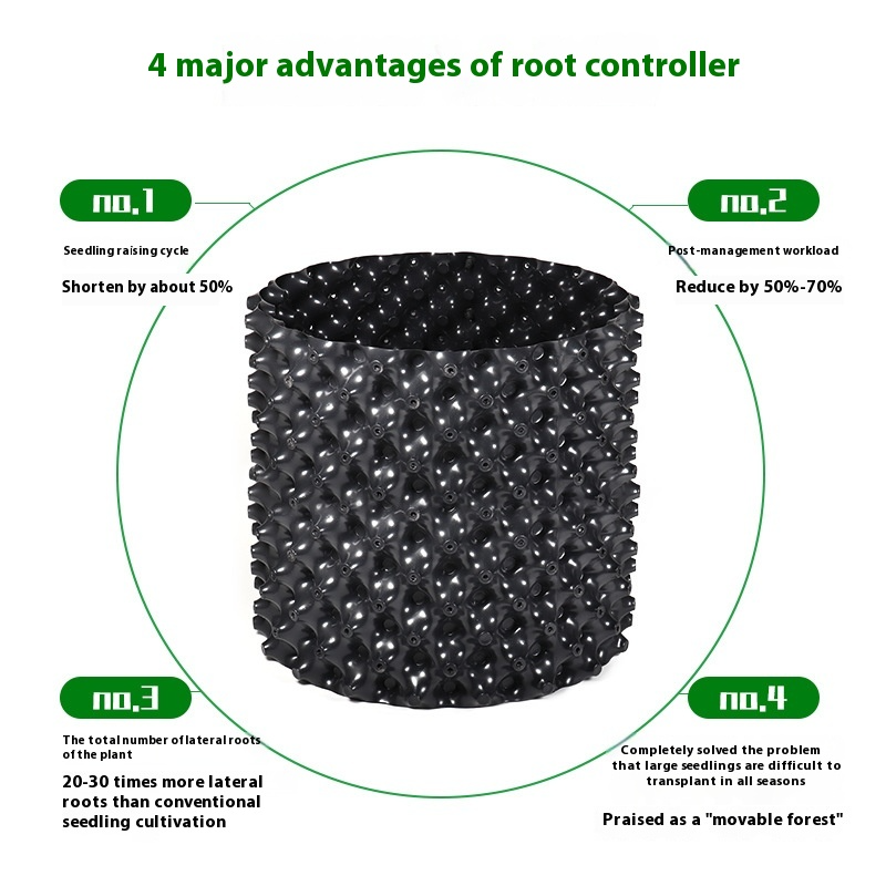 Rotkontrollapparat för växter och landskapsdesign för att främja hälsosam tillväxt Carvallo