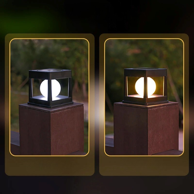 EverGlow Light – Vattentät solstolpe lampa Carvallo