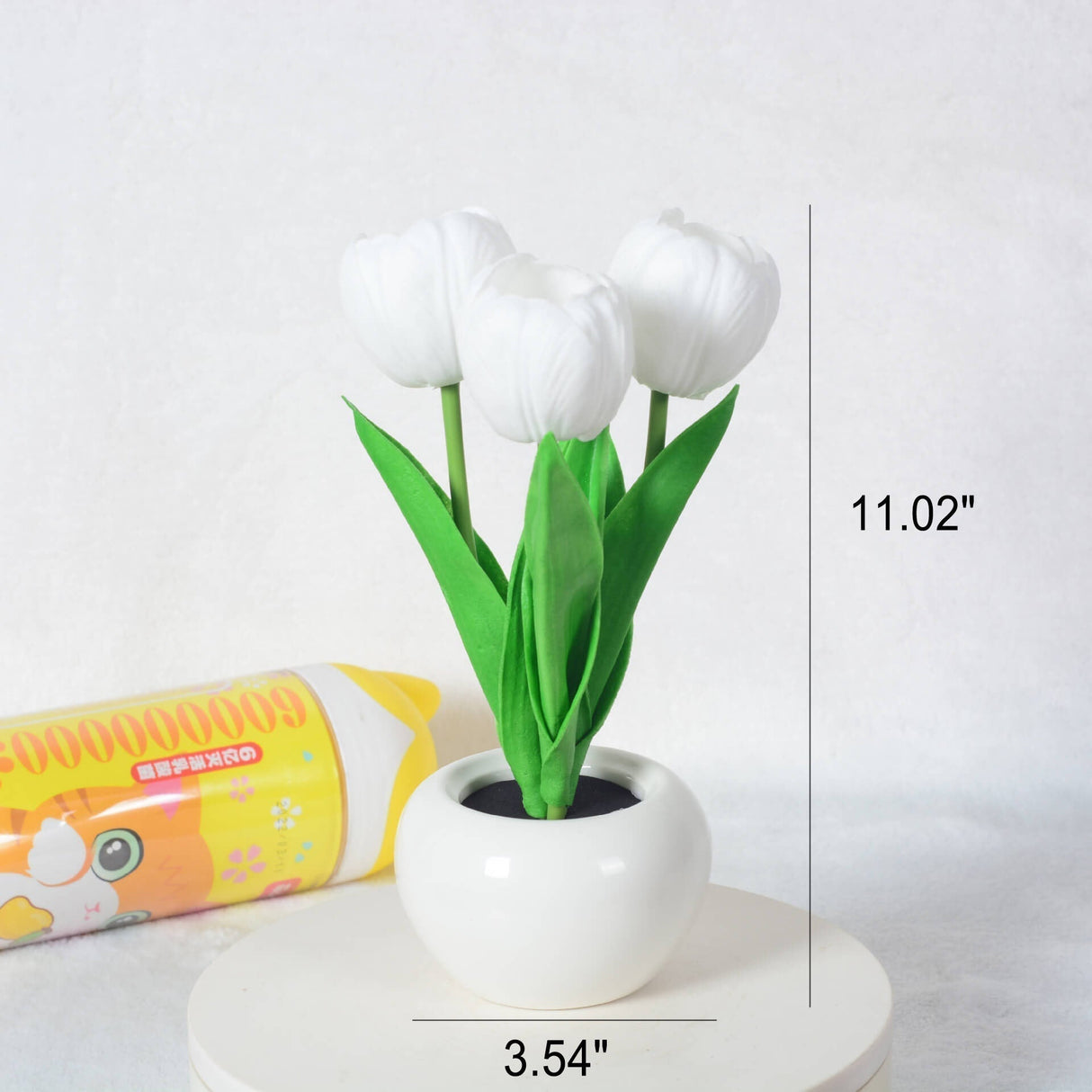 Blooming Tulip & Peony LED-nattlampa – elegant blomglöd MILA Sverige