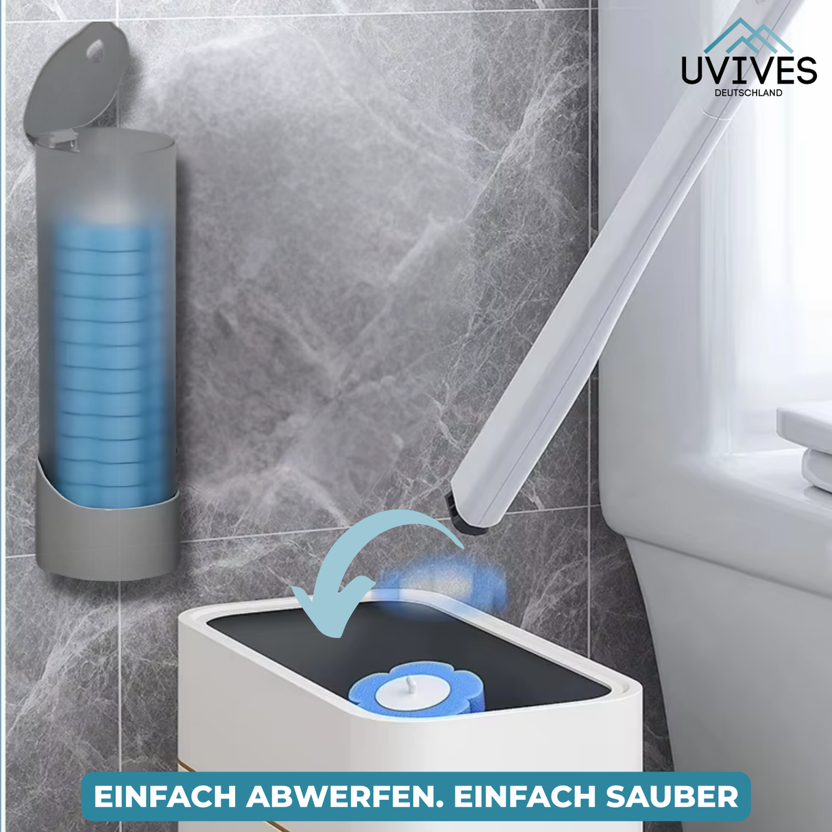 Carvallo – Hygieniskt ren toalett utan skrubbning Carvallo