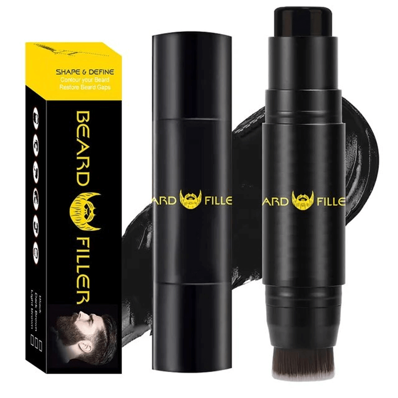 Skägg & hårfyllningspenna med Borste BB