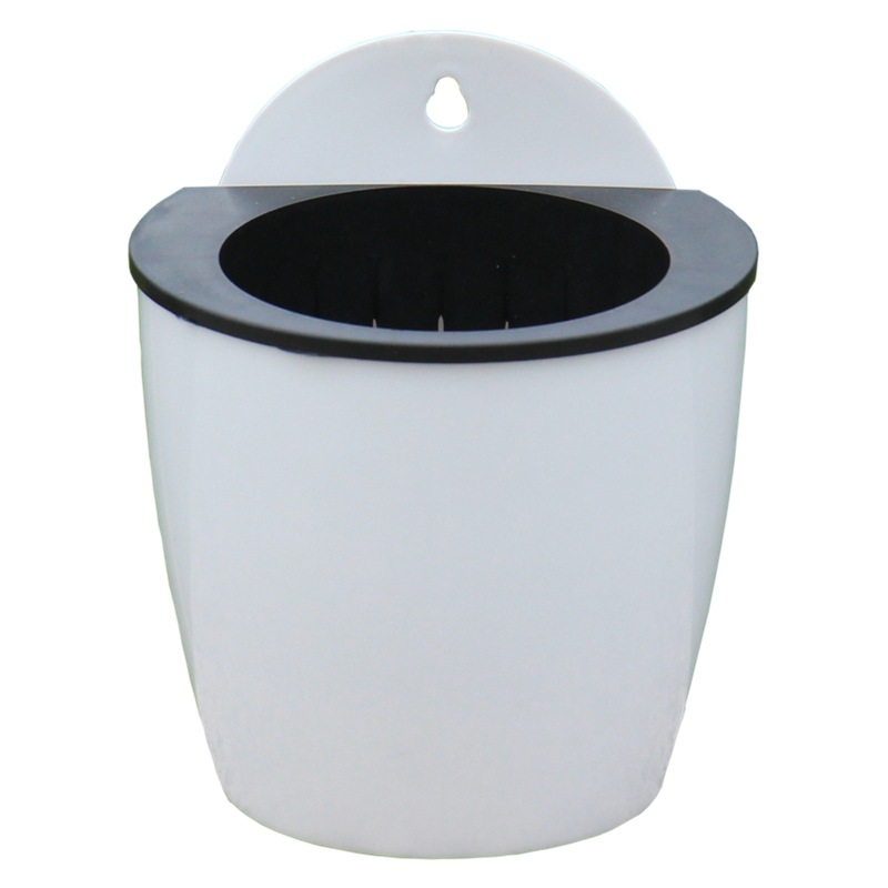 Självbevattnande hängande planteringskruka – Modern blomkruka för väggmontering Carvallo