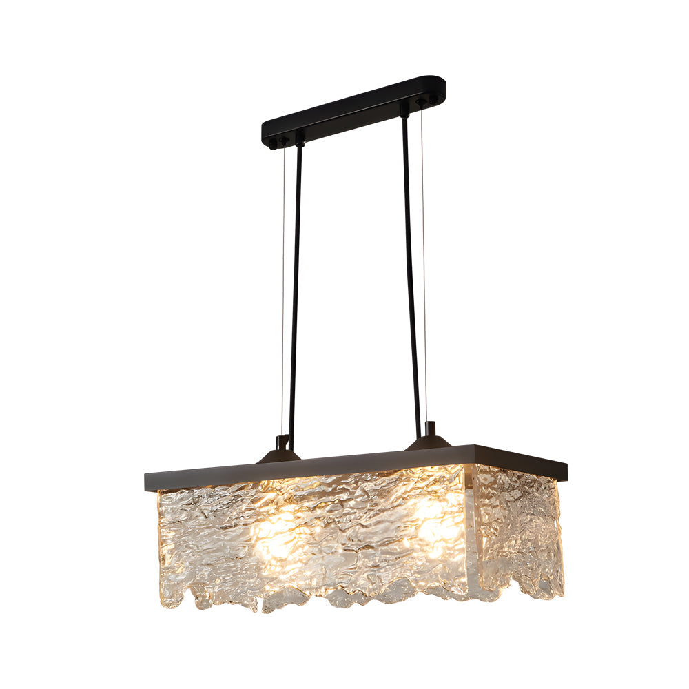 1/2-Ljus Glas 3-Stegs Dimbara Krona Lampa Matrum Belysning Carvallo