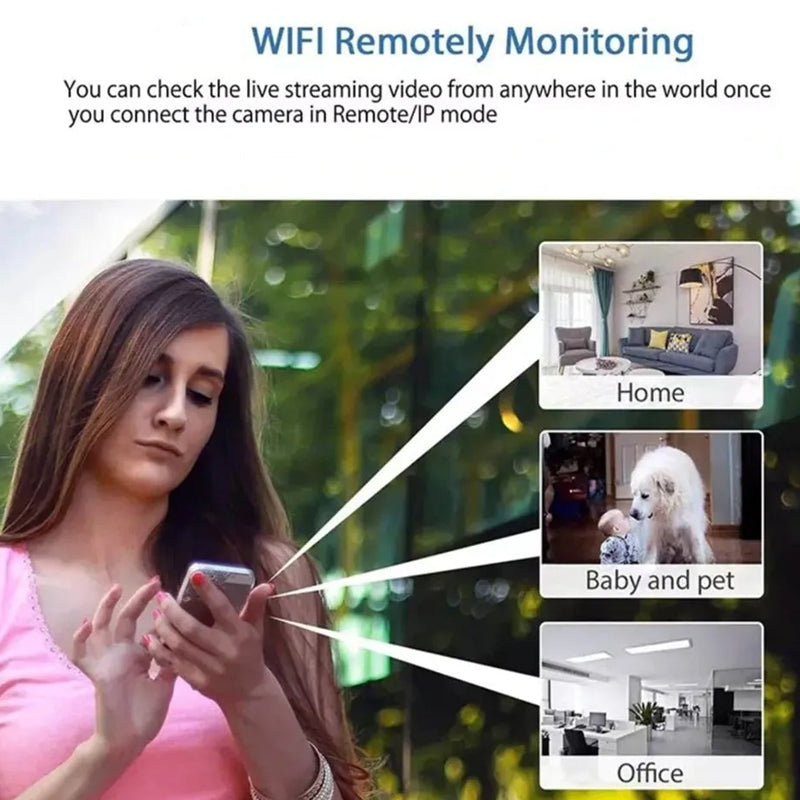 Trådlös Övervakningskamera Inomhus 1080p HD med WiFi och Nattvision Hemnix