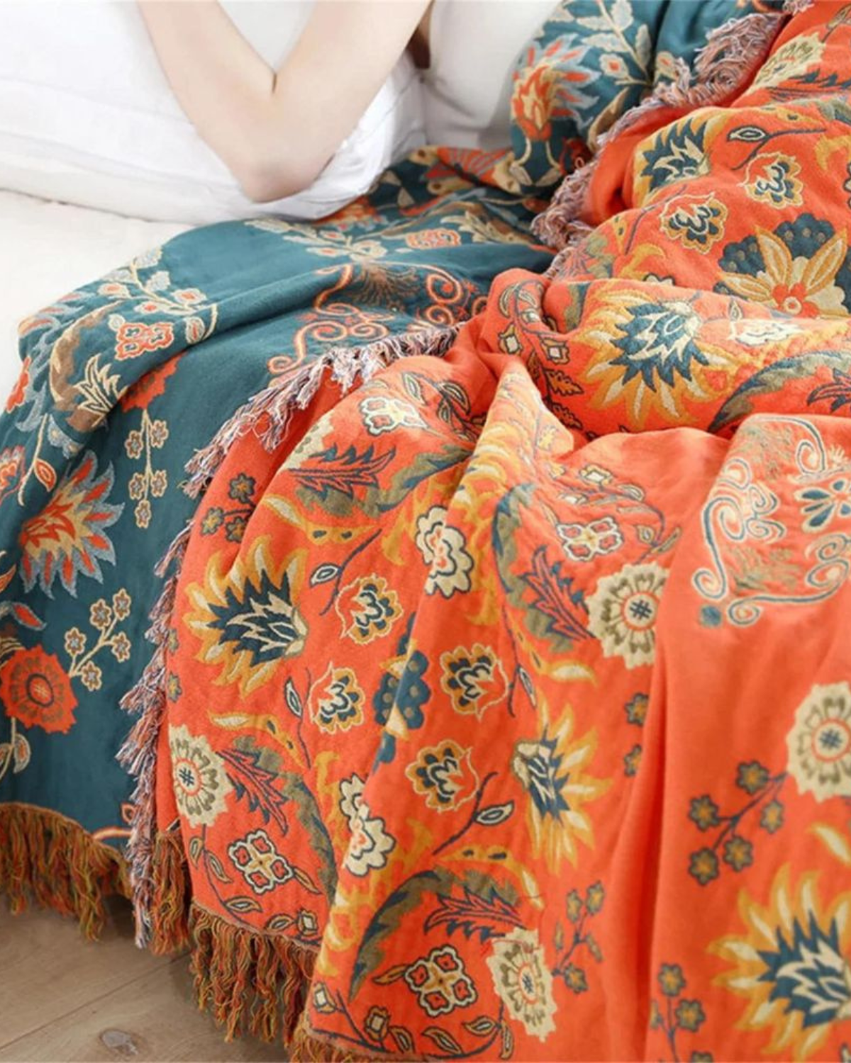 Carvallo – Lyxig Bomull Fil med Varm Marigold Nyans & Bohemisk Charm Carvallo