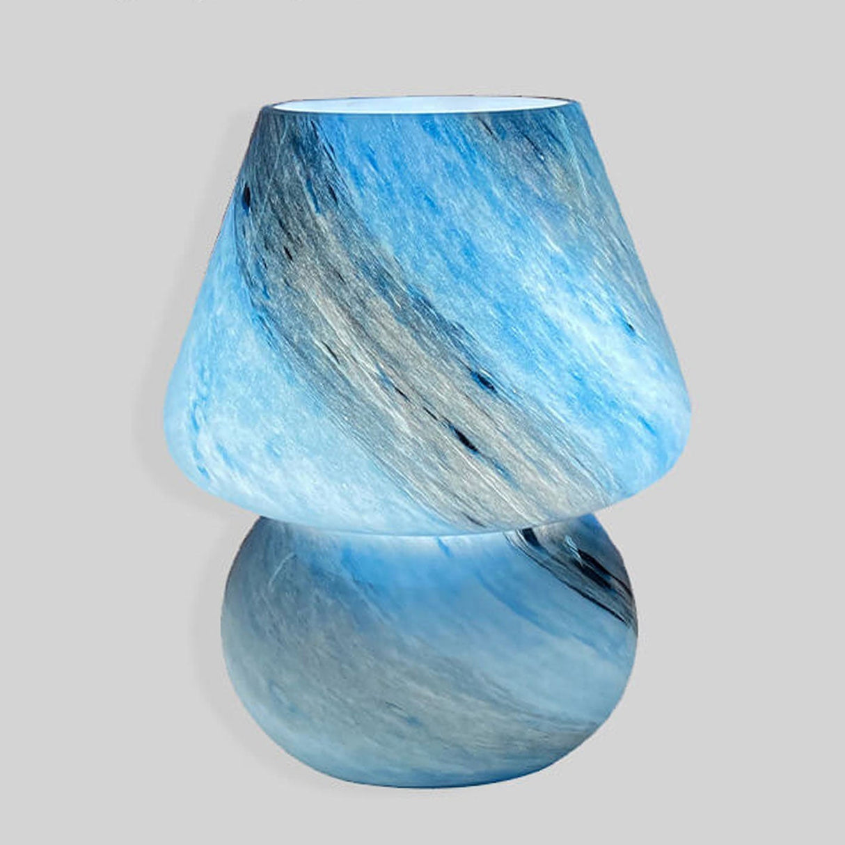 CosmoGlow Handgjord glasbordslampa – Planetinspirerad elegans MILA Sverige