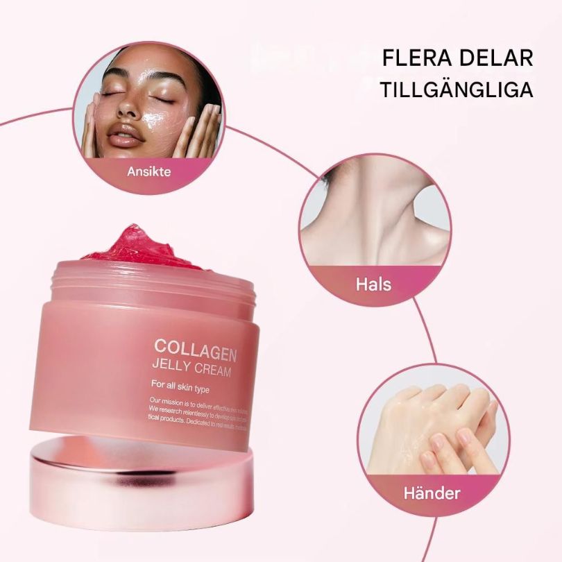 RevitaGlow - Kollagen Återfuktande Gelékräm För En Frisk Hud-Återfuktande Ansiktskrämer-BB-Hemnix