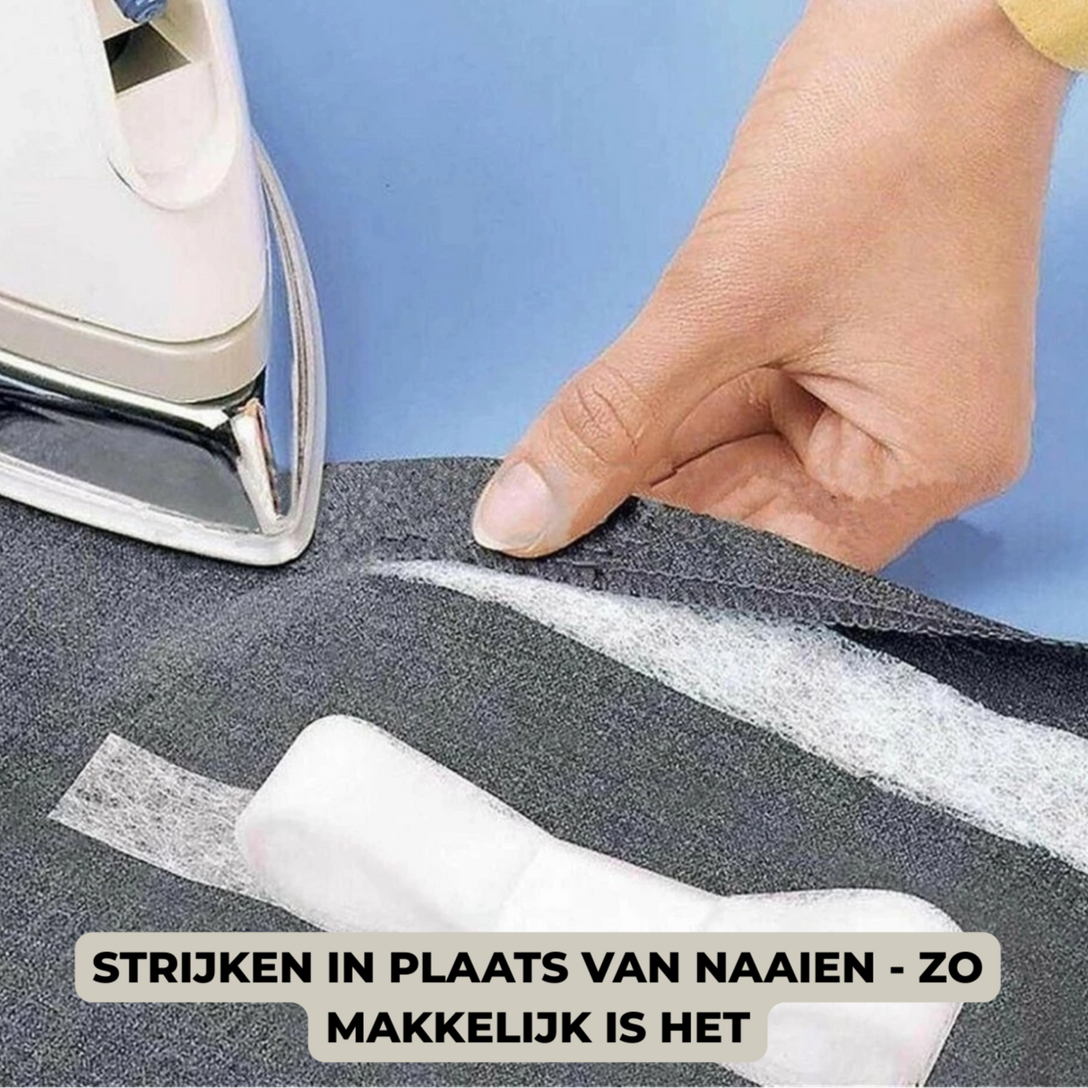 StitchFree – Dubbelhäftande tygtejp | Starkt lim utan sybehov MILA Sverige