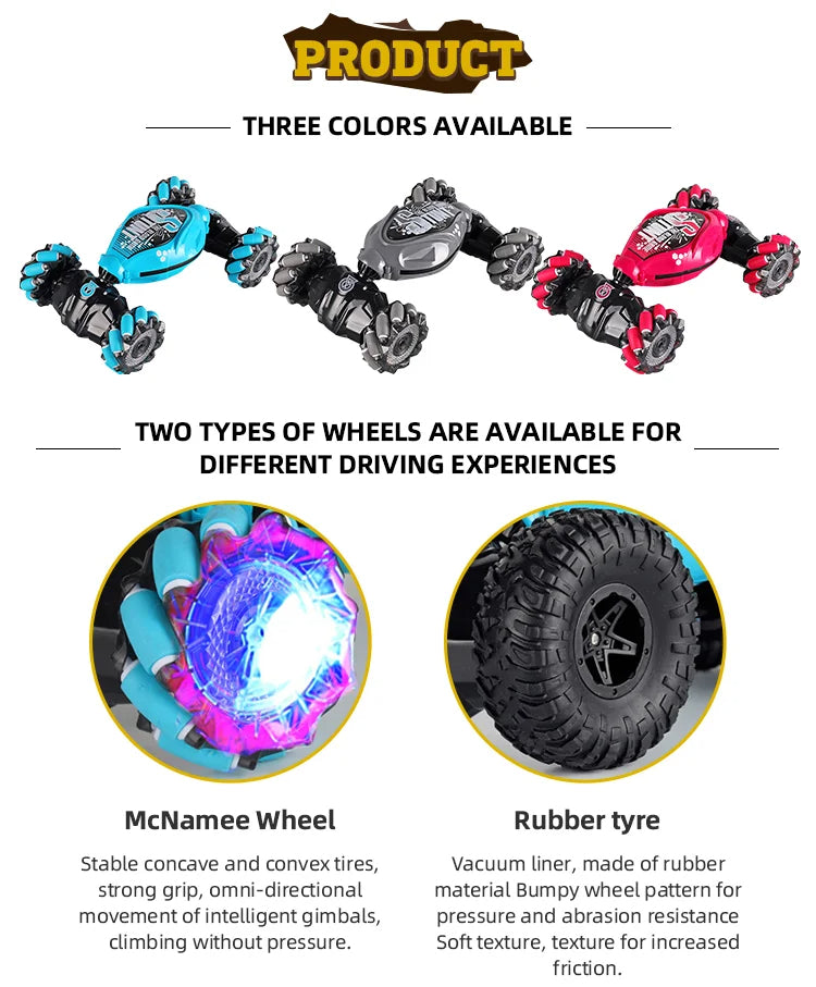 Gesture Sensing Bil (Inkluderar Gesture Watch + Fjärrkontroll) Carvallo