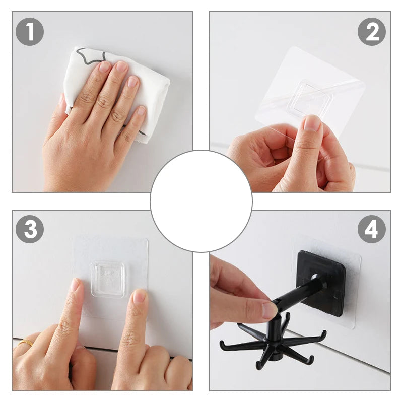 Carvallo – 360° Rotativa hängkrokar för enkel hemmaorganisation Carvallo