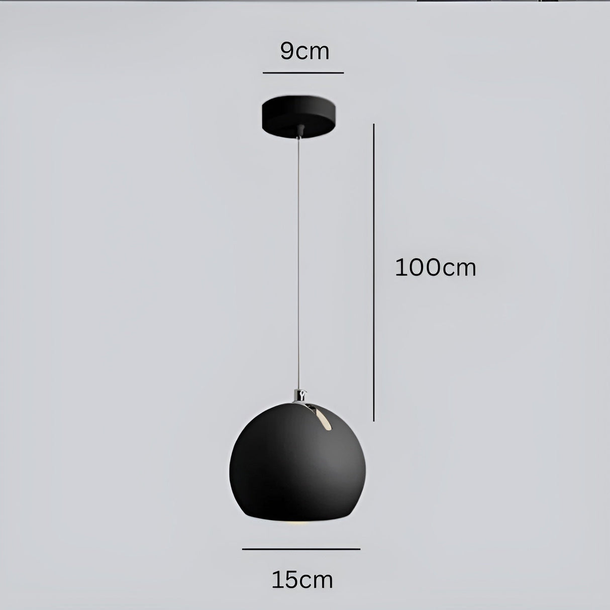 NordicBeam Light – Modern Glob LED Pendellampa Carvallo