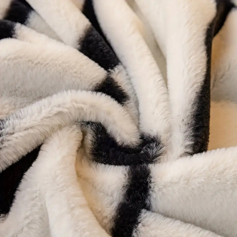 Wild Stripes Zebra Fleece Sofföverdrag Carvallo